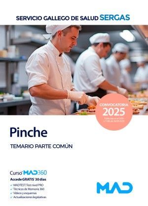 PINCHE. SERVICIO GALLEGO DE SALUD (SERGAS) 2025. TEMARIO PARTE COMN