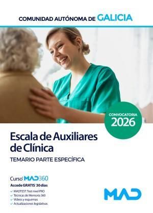 ESCALA DE AUXILIARES DE CLNICA GALICIA. TEMARIO PARTE ESPECFICA