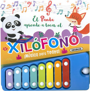 EL PANDA APRENDE A TOCAR EL XIL�FONO