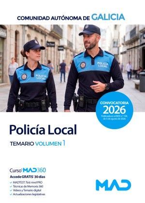POLICA LOCAL GALICIA TEMARIO VOLUMEN 1
