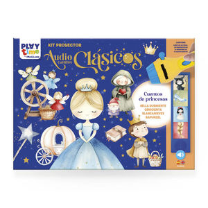 KIT PROYECTOR AUDIOCUENTOS CLASICOS DE PRINCESAS