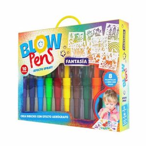 BLOW PENS. EFECTO SPRAY. CREA DIBUJOS CON EFECTO AEROGRAFO
