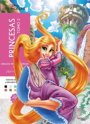 PRINCESAS DISNEY TOMO 2. DIBUJOS PARA COLOREAR