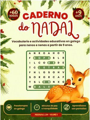 CADERNO DO NADAL MAIORES DE 9 ANOS