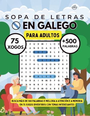 SOPA DE LETRAS EN GALEGO. VOLUME 11 (PARA ADULTOS)