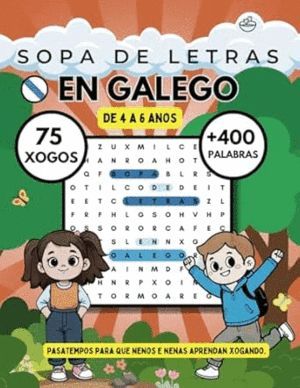 SOPA DE LETRAS EN GALEGO. VOLUME 10 (DE 4 A 6 ANOS)