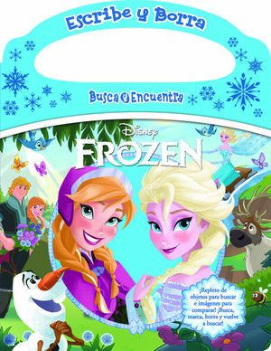 DISNEY FROZEN. ESCRIBE Y BORRA, BUSCA Y ENCUENTRA