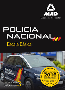 POLICA NACIONAL ESCALA BSICA. SIMULACROS DE EXAMEN 3